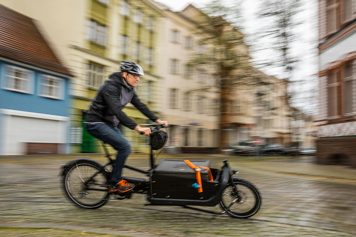 Ein Fleischermeister auf zwei Rädern