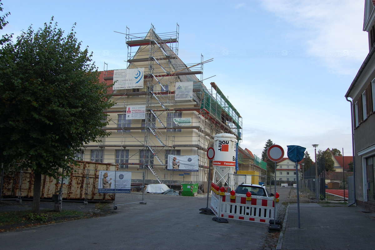 Schulbaustelle geht in die Weihnachtspause