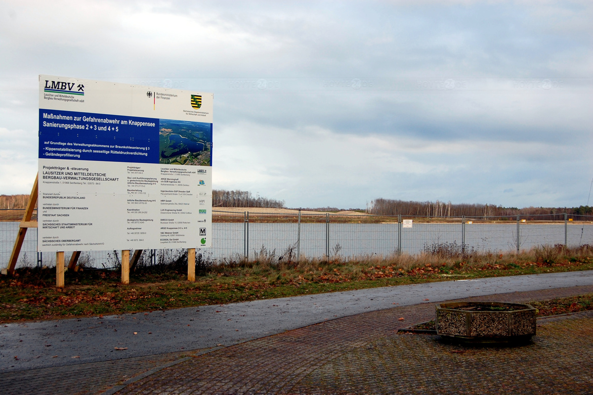 Lohsa arbeitet an der See-Wiederbelebung