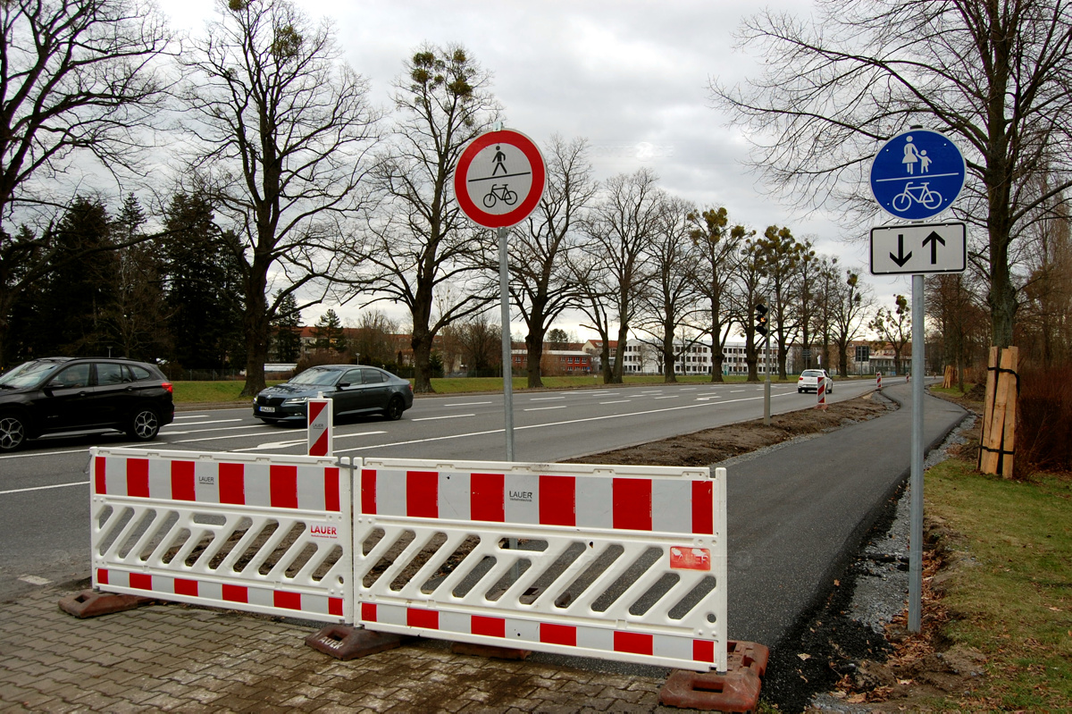 Gesperrt: Hier ist im Moment kein Durchkommen