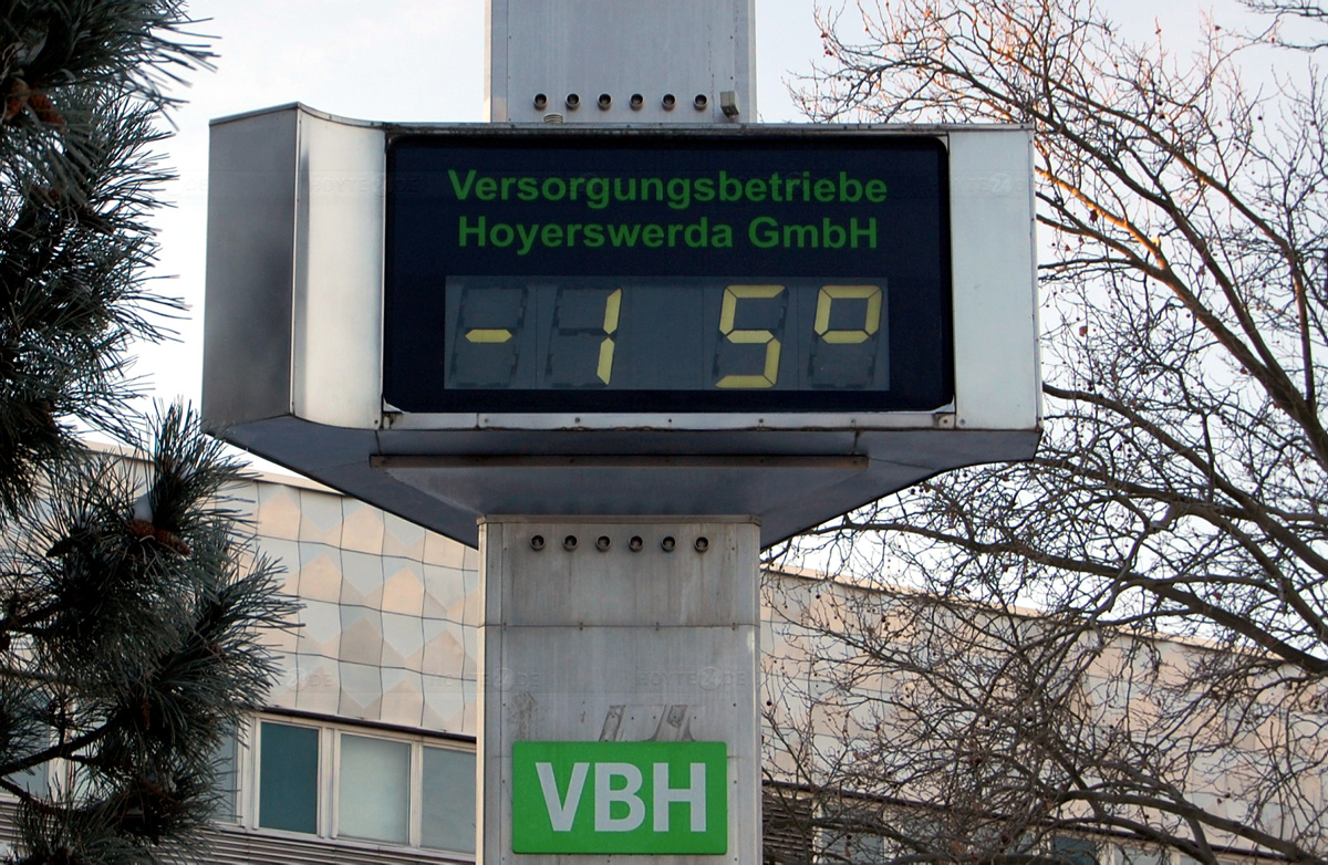 Zweistellige Minusgrade haben sich erledigt