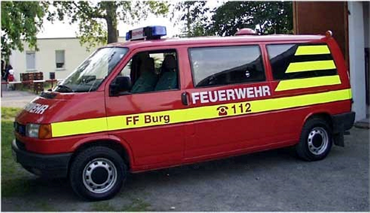 Burger Feuerwehr-VW bald in Polen im Einsatz