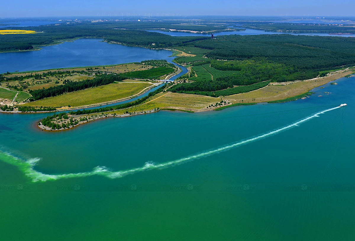 Der Partwitzer See wird wieder einmal gekalkt