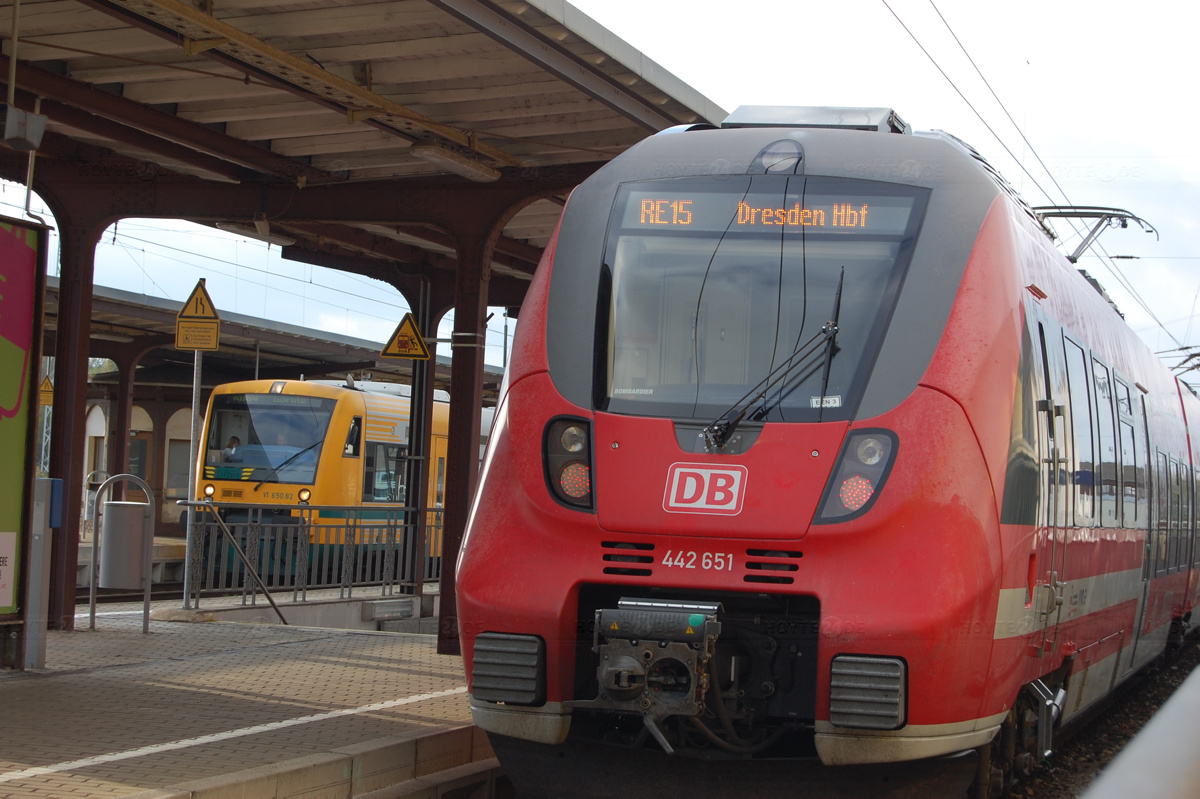 Statt Zügen fahren die nächsten Tage Busse