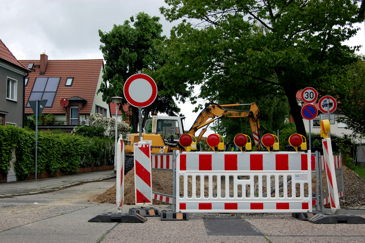 Gesperrt: Hier ist im Moment kein Durchkommen
