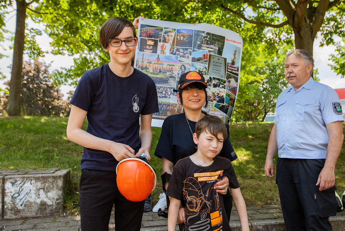 Gerade mal 14, und schon zehn Jahre bei der Feuerwehr