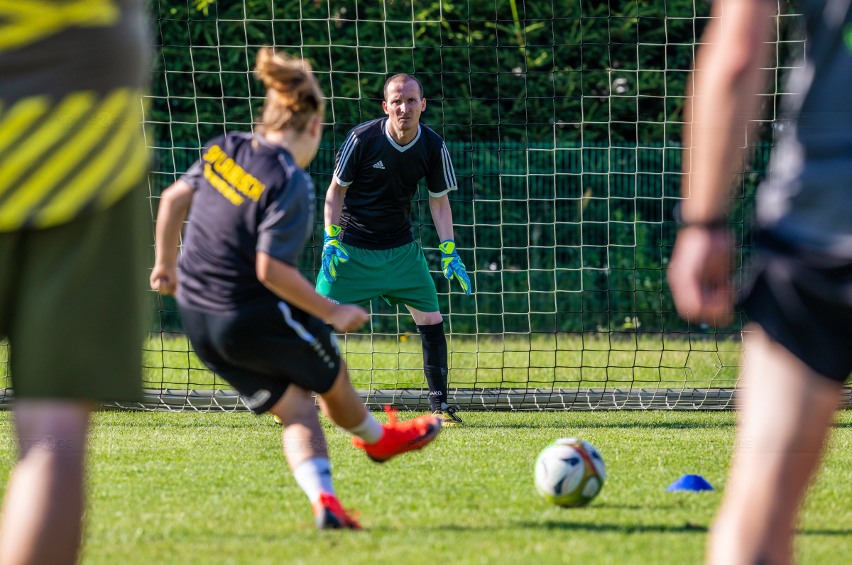 Zum Bergmannstag auf den Fußballplatz