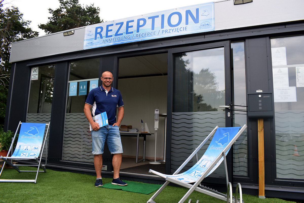 Neuer Empfang im Ferien- und Freizeitpark