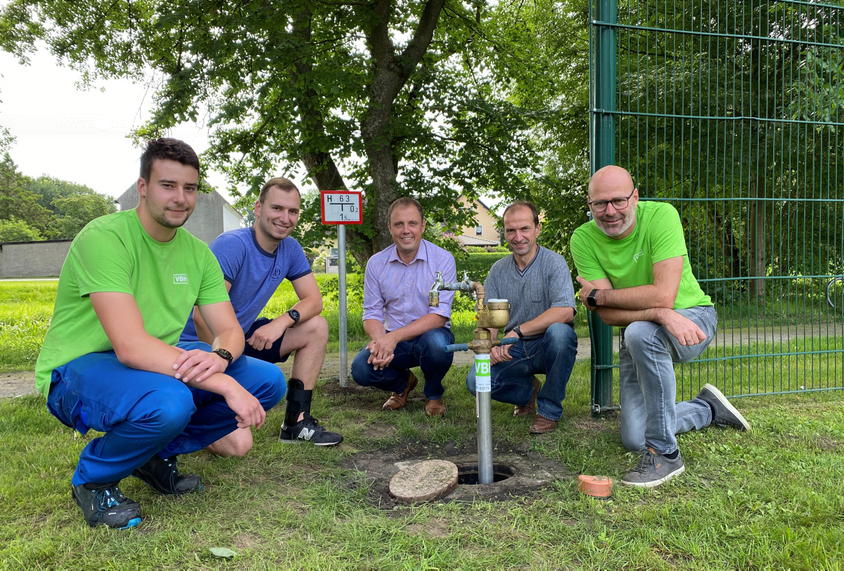 Festplatz jetzt mit festem Trinkwasseranschluss