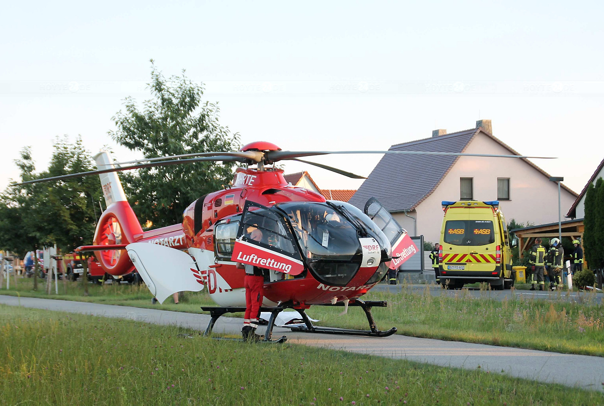 Maukendorfer Brandopfer in Klinik geflogen