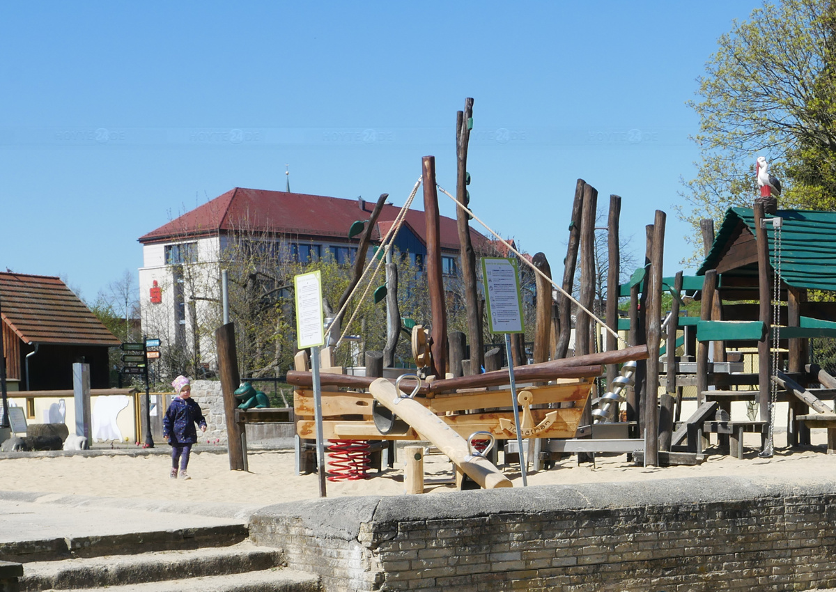 Der Zoo-Spielplatz wird zeitweise vergrößert