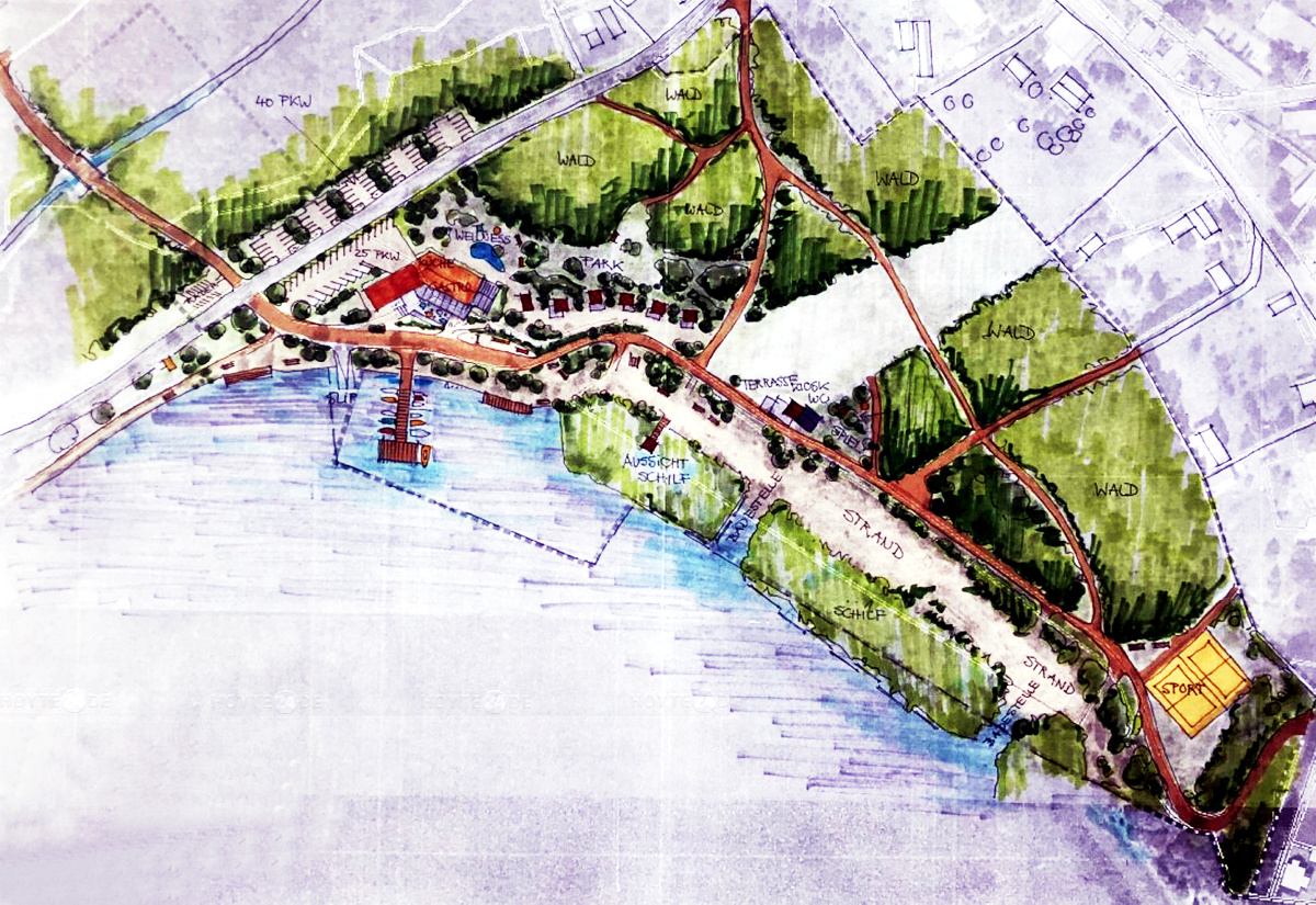 Planung für Bernsteinsee-Nordufer läuft
