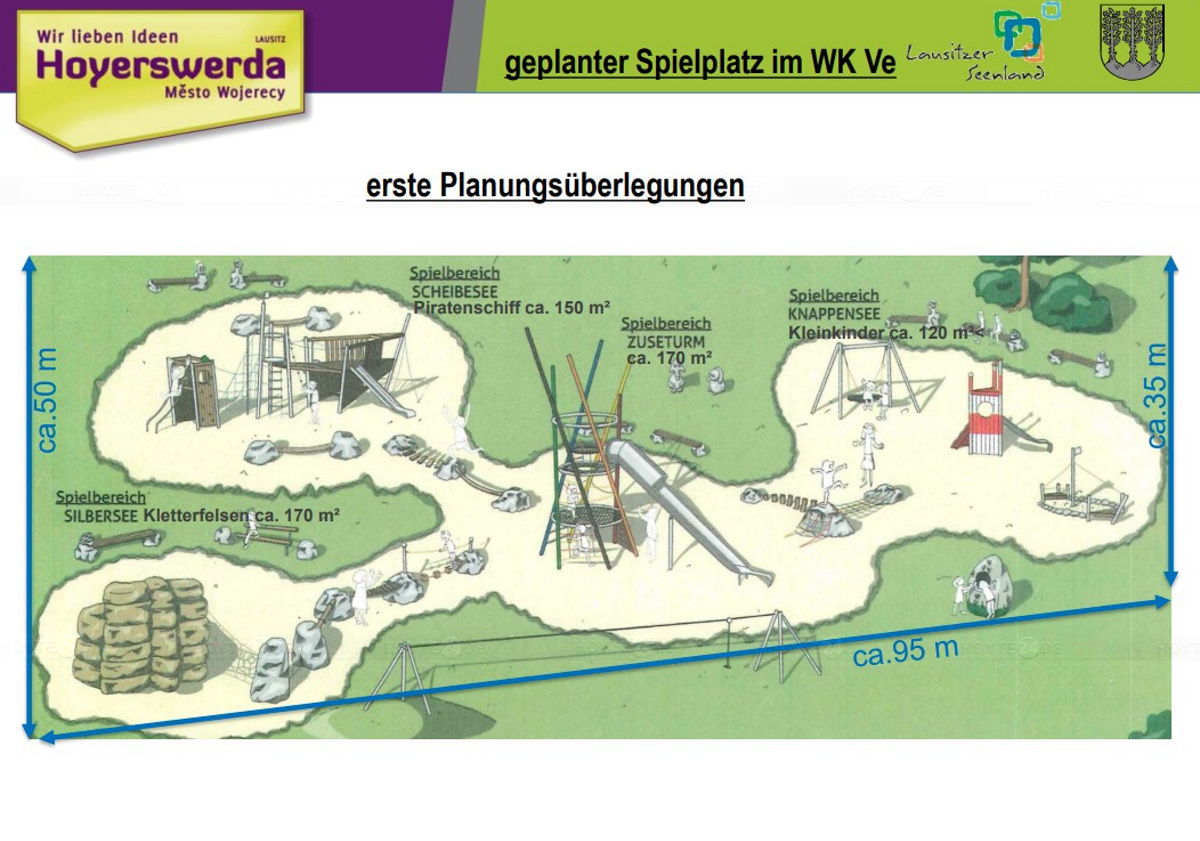 Im WK V soll ein großer Kinderspielplatz entstehen