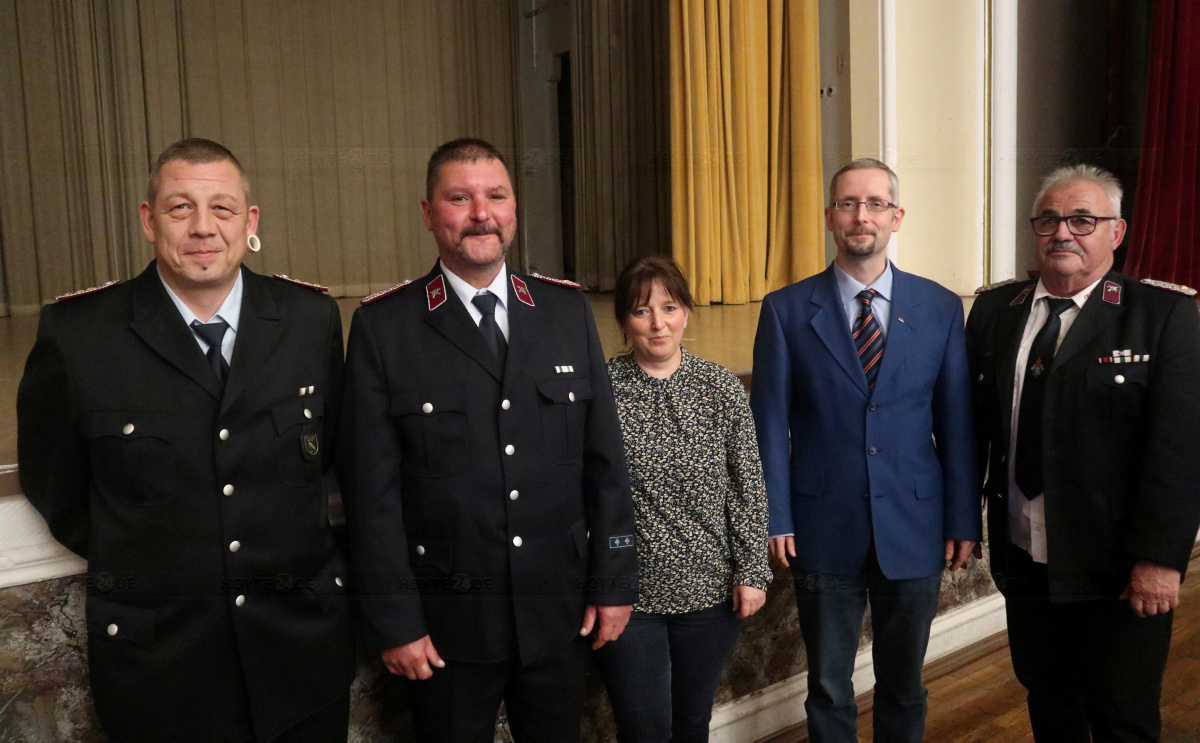 Martin Urbanski als Feuerwehrchef wiedergewählt