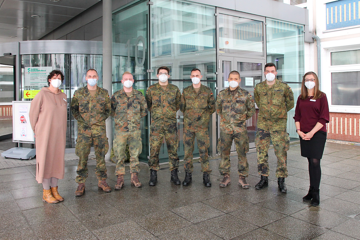 Bundeswehr unterstützt Lausitzer Seenland Klinikum