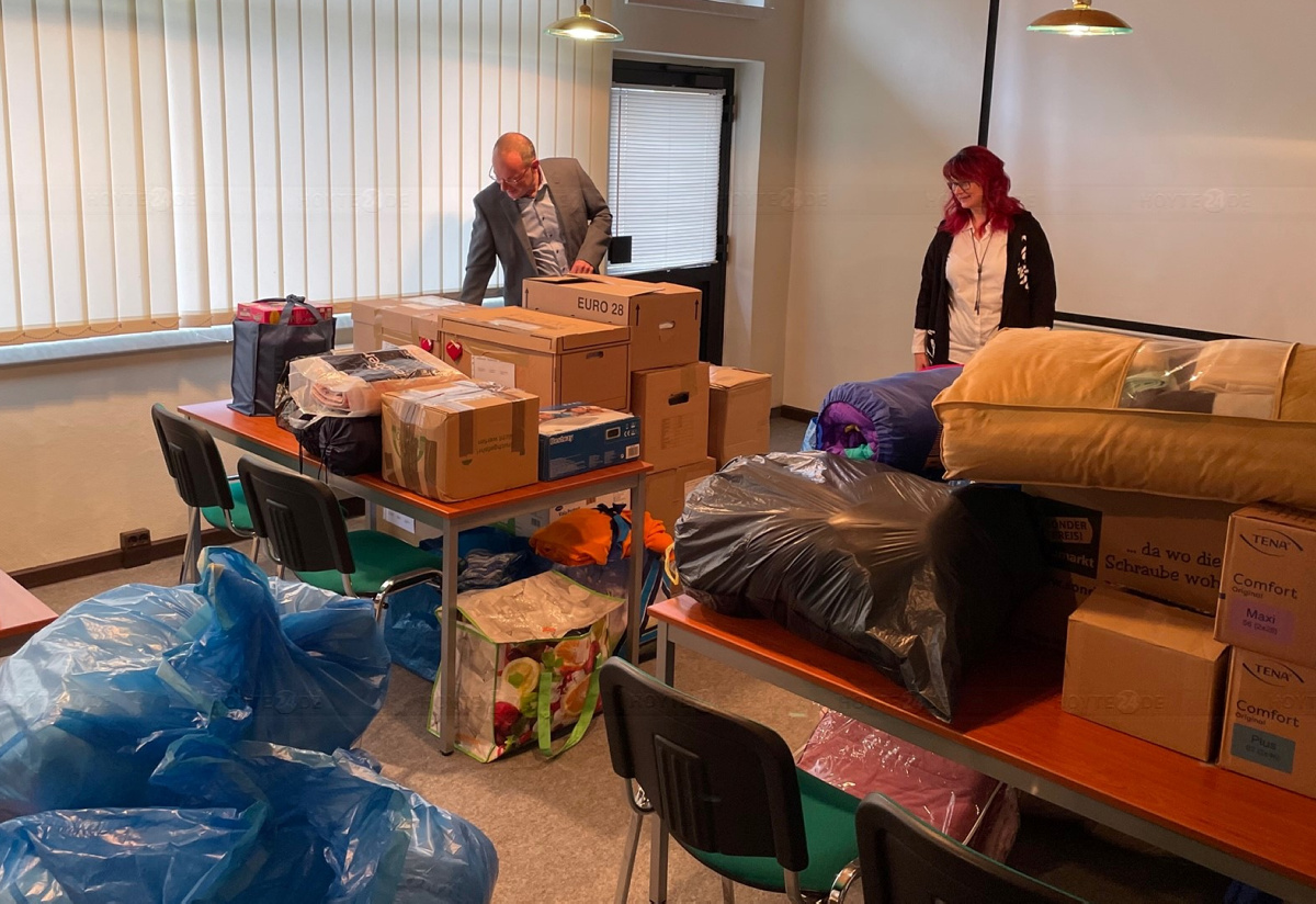 Nachbarfirmen kooperieren bei Spendensammlung