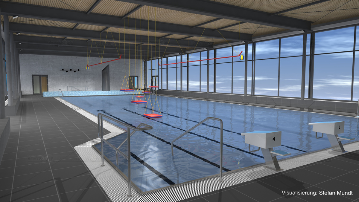 So soll die zweite Schwimmhalle aussehen