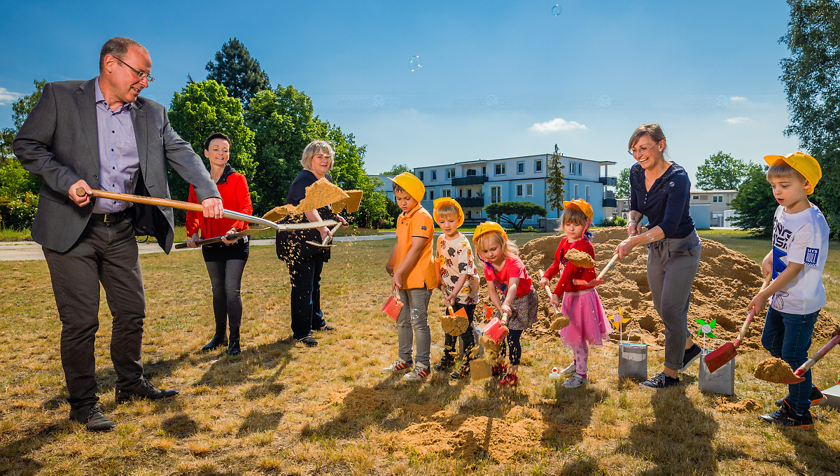 Auftakt zum Spielplatzbau in Hoyerswerdas WK V