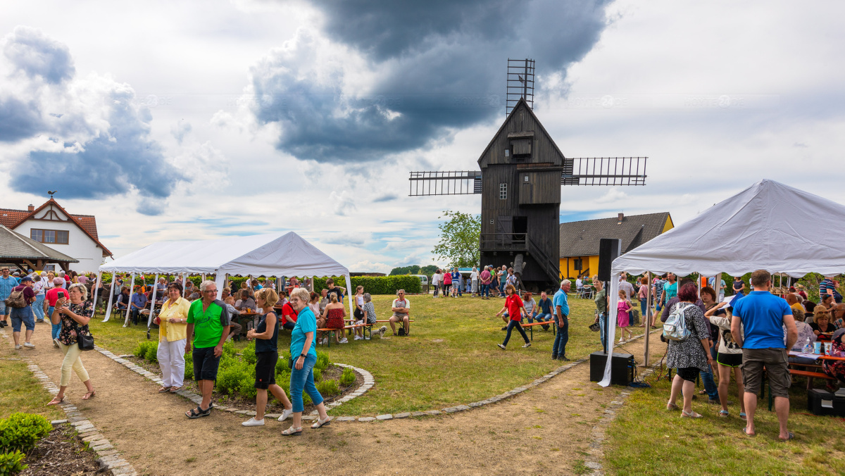 Beliebter Treffpunkt an der alten Mühle