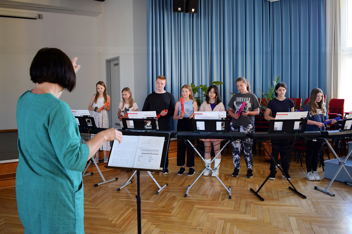 Präsentation zum Abschluss der Kulturstunde