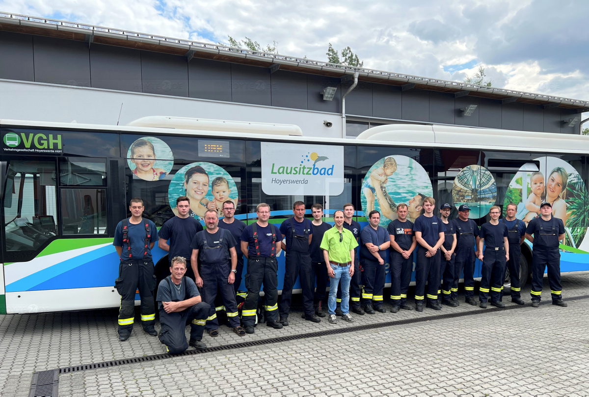 Mit VGH-Bussen zum Löscheinsatz im Gebirge