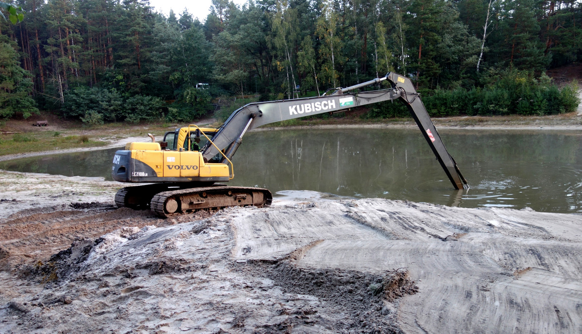 Baggereinsatz am Tornoer Teich ist abgeschlossen