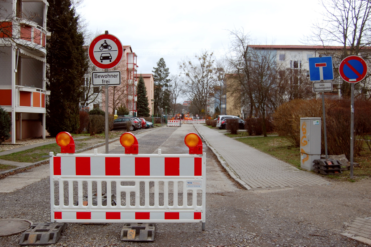 Gesperrt: Hier ist im Moment kein Durchkommen