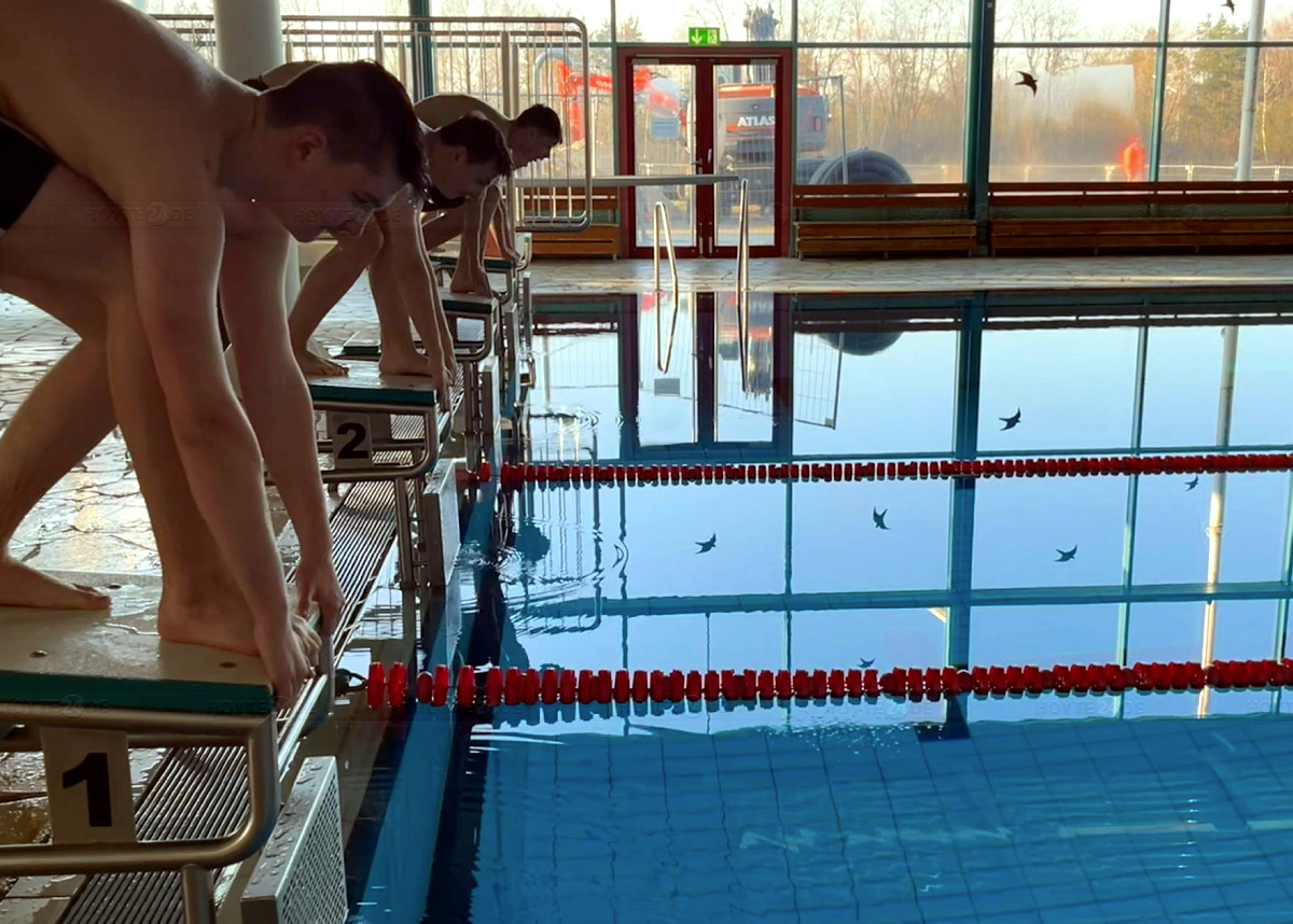 Oßlinger trainieren im Lausitzbad