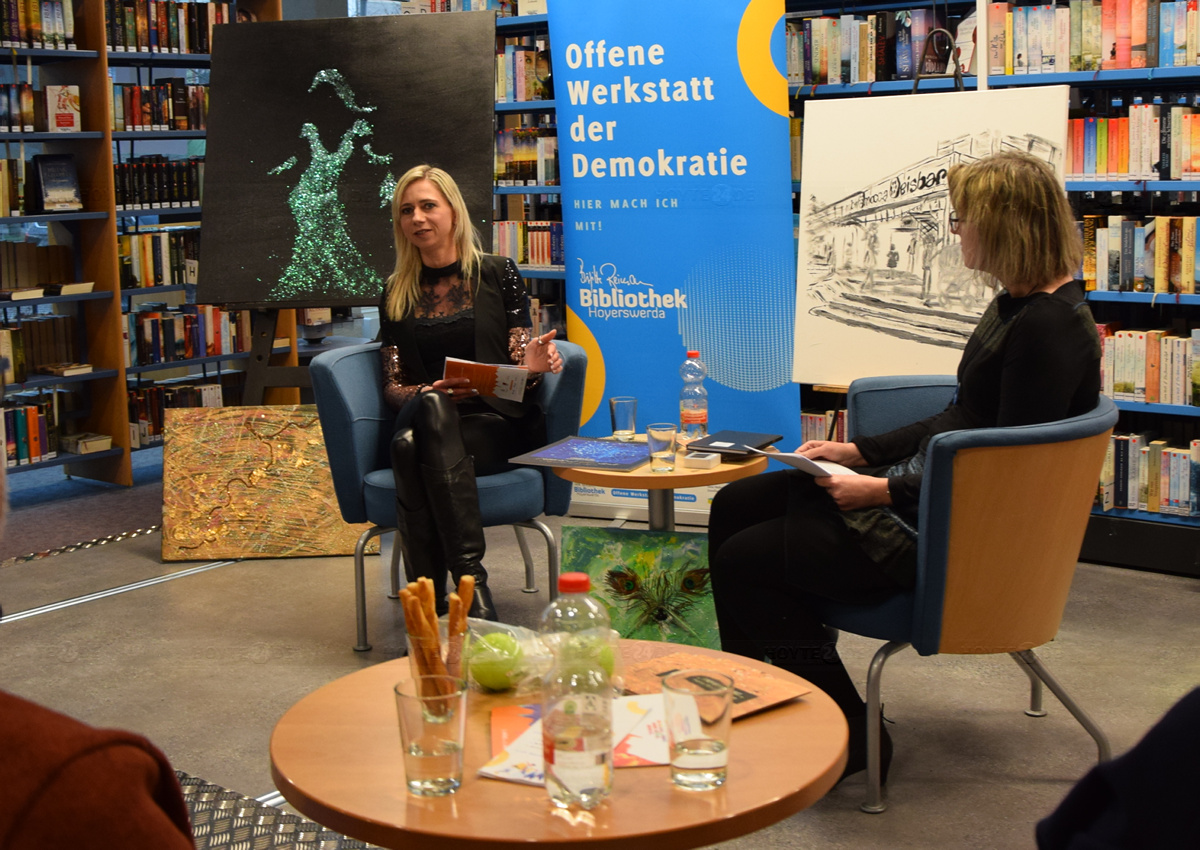 Gespräche in Hoyerswerdas Stadtbibliothek