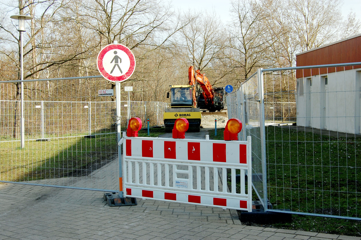 Gesperrt: Hier ist im Moment kein Durchkommen