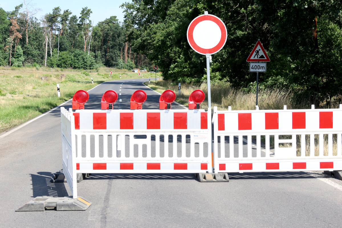 Gesperrt: Wo dieser Tage kein Durchkommen ist