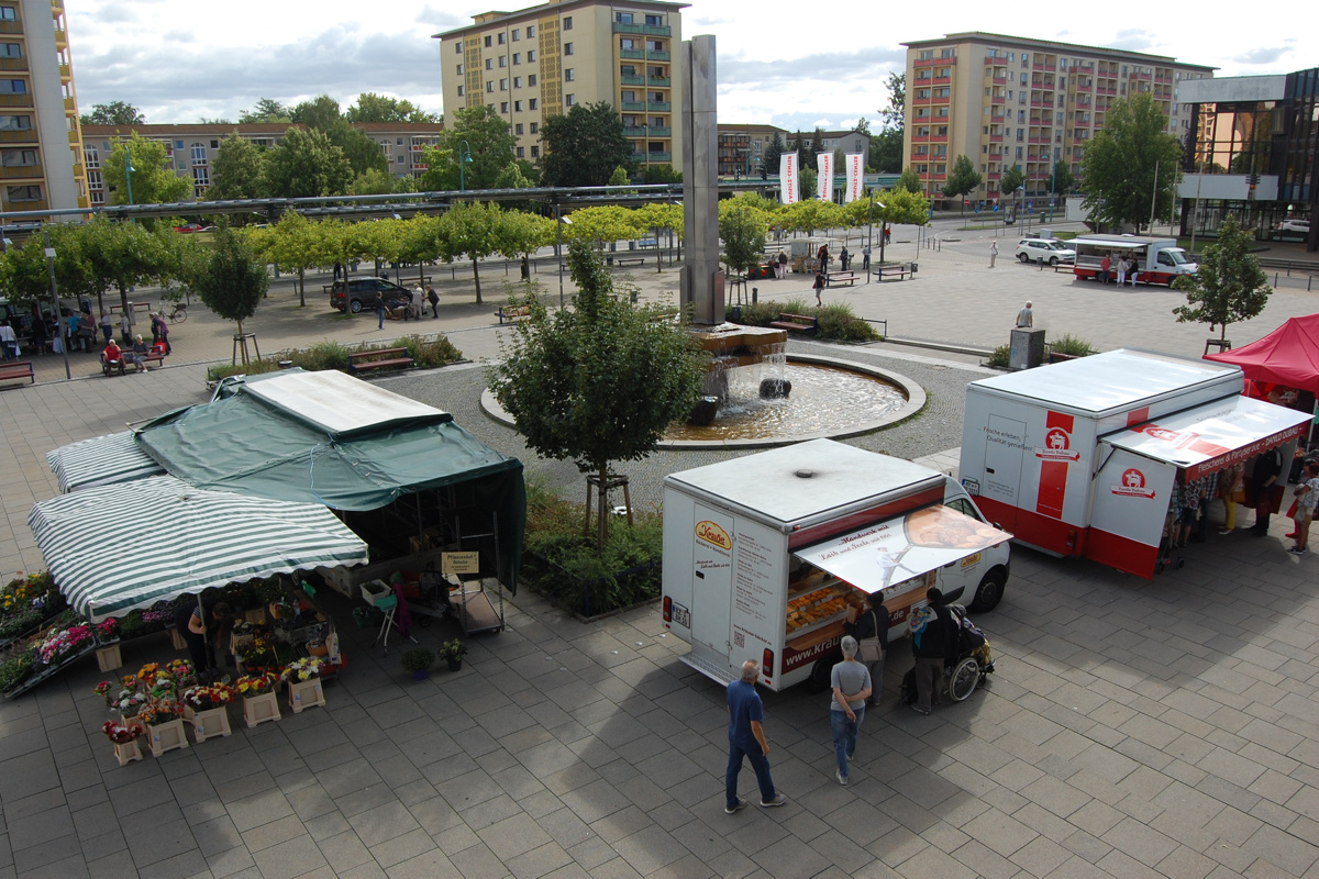 Warum werden die Markt-Händler weniger?