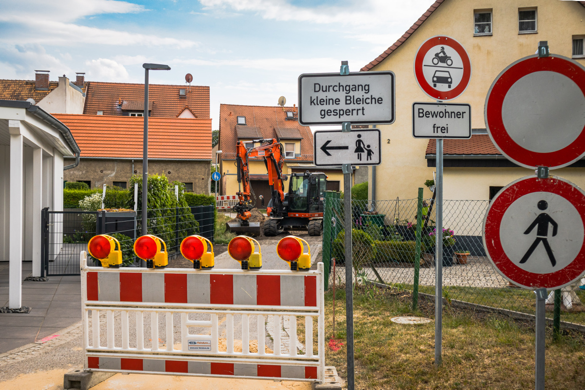 Gesperrt: Hier ist im Moment kein Durchkommen