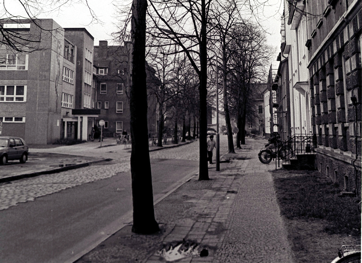 Hoyerswerdas Frentzelstraße vor drei Jahrzehnten