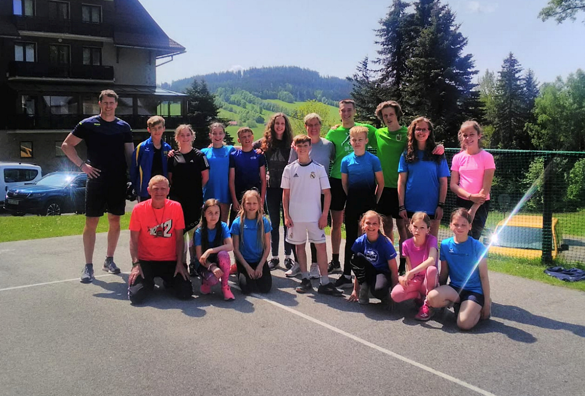 Leichtathleten trainierten im Gebirge