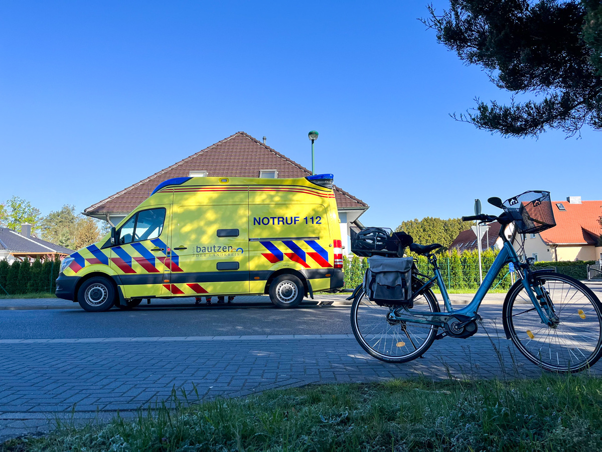 Fahrrad-Unfälle in Lauta und Bernsdorf