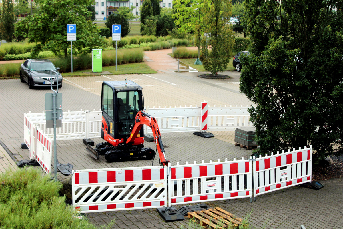 Elektroarbeiten für die Stadtfest-Rummel