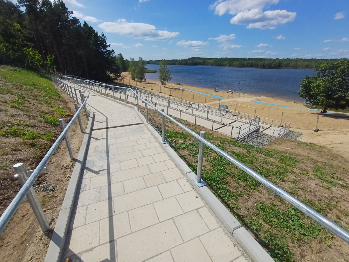 Barrierefreier Zugang zum Strand