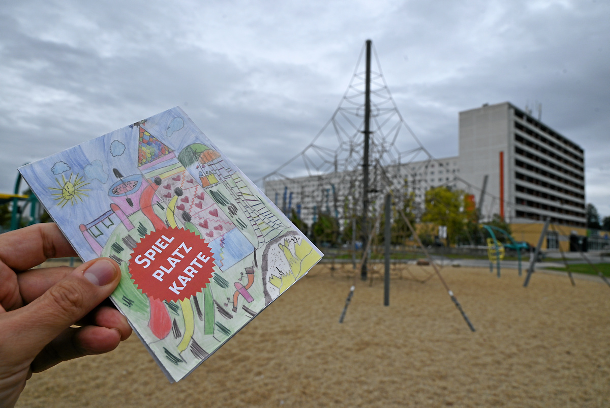 Ein Wegweiser zu den Spielplätzen der Stadt