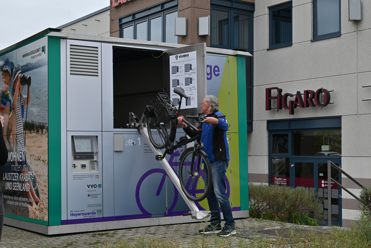 Dritte Fahrradgarage ist in Vorbereitung