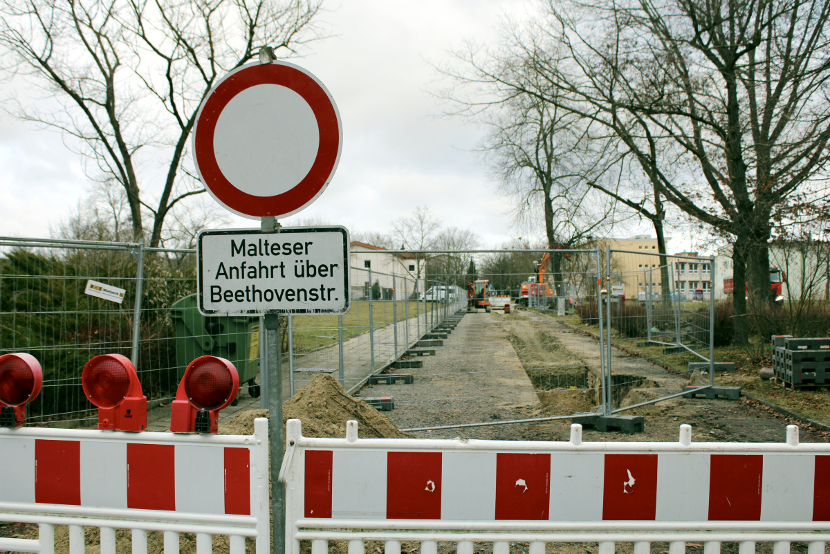 Gesperrt: Hier ist im Moment kein Durchkommen