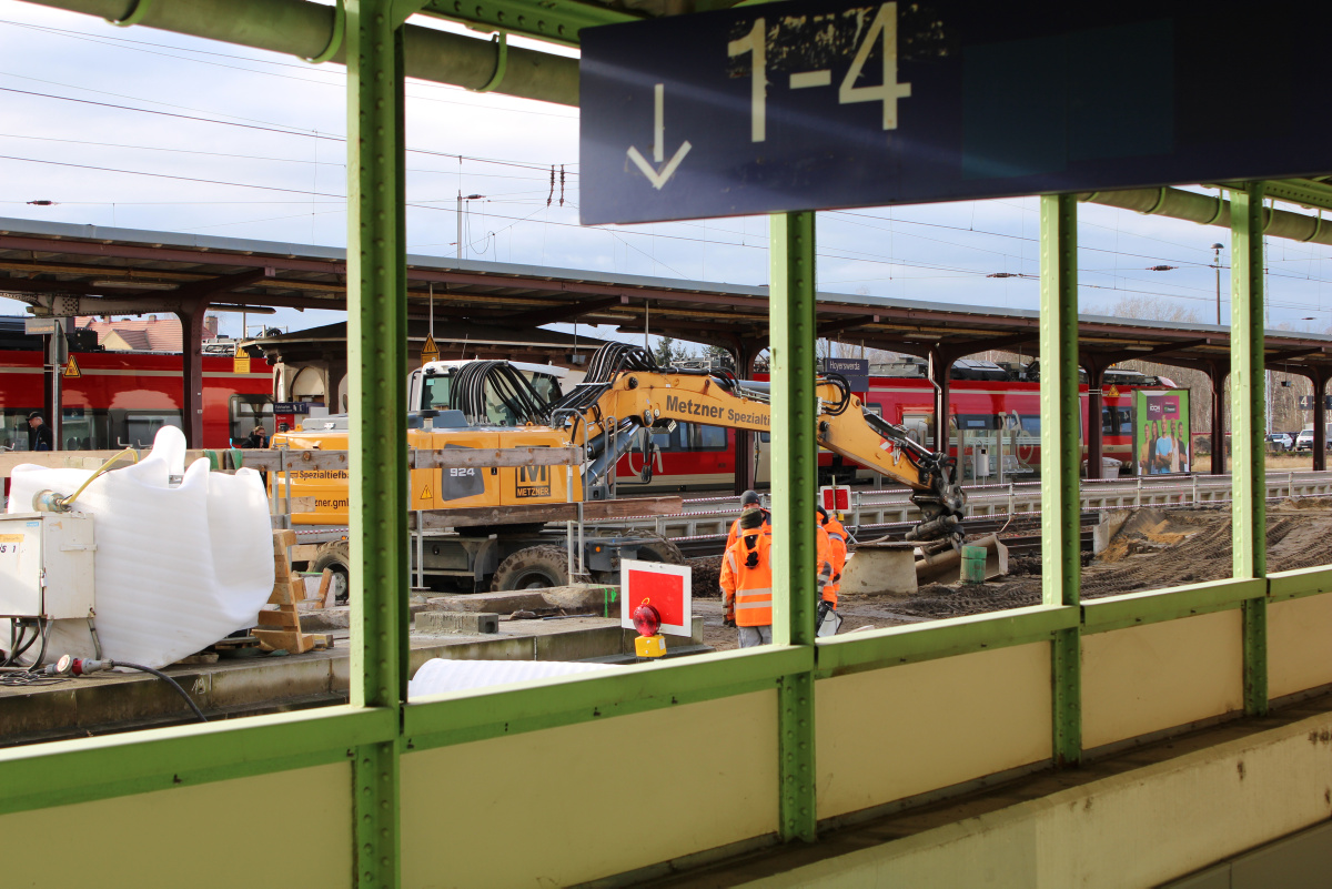 Am Bahnhof wird es in den nächsten Tagen laut