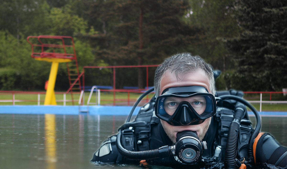 Idee: Taucher-Ausbildung im Ex-Freibad