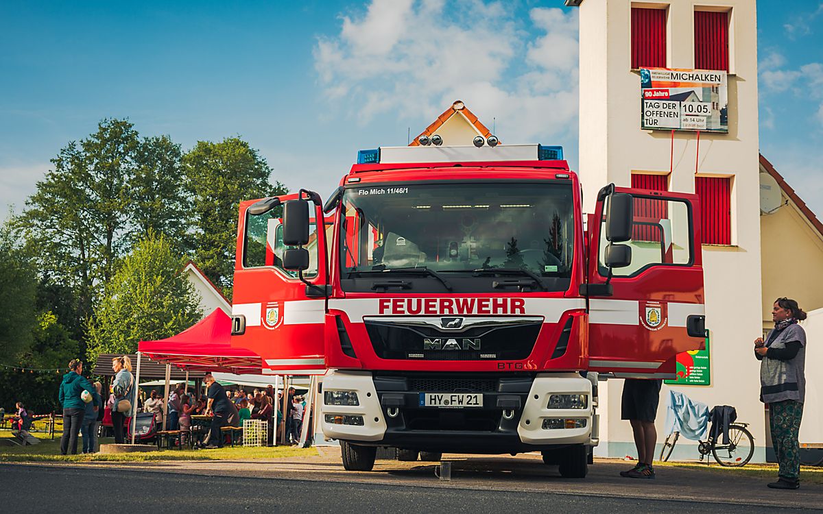 Michalkener Feuerwehr löscht einen Wohnungsbrand