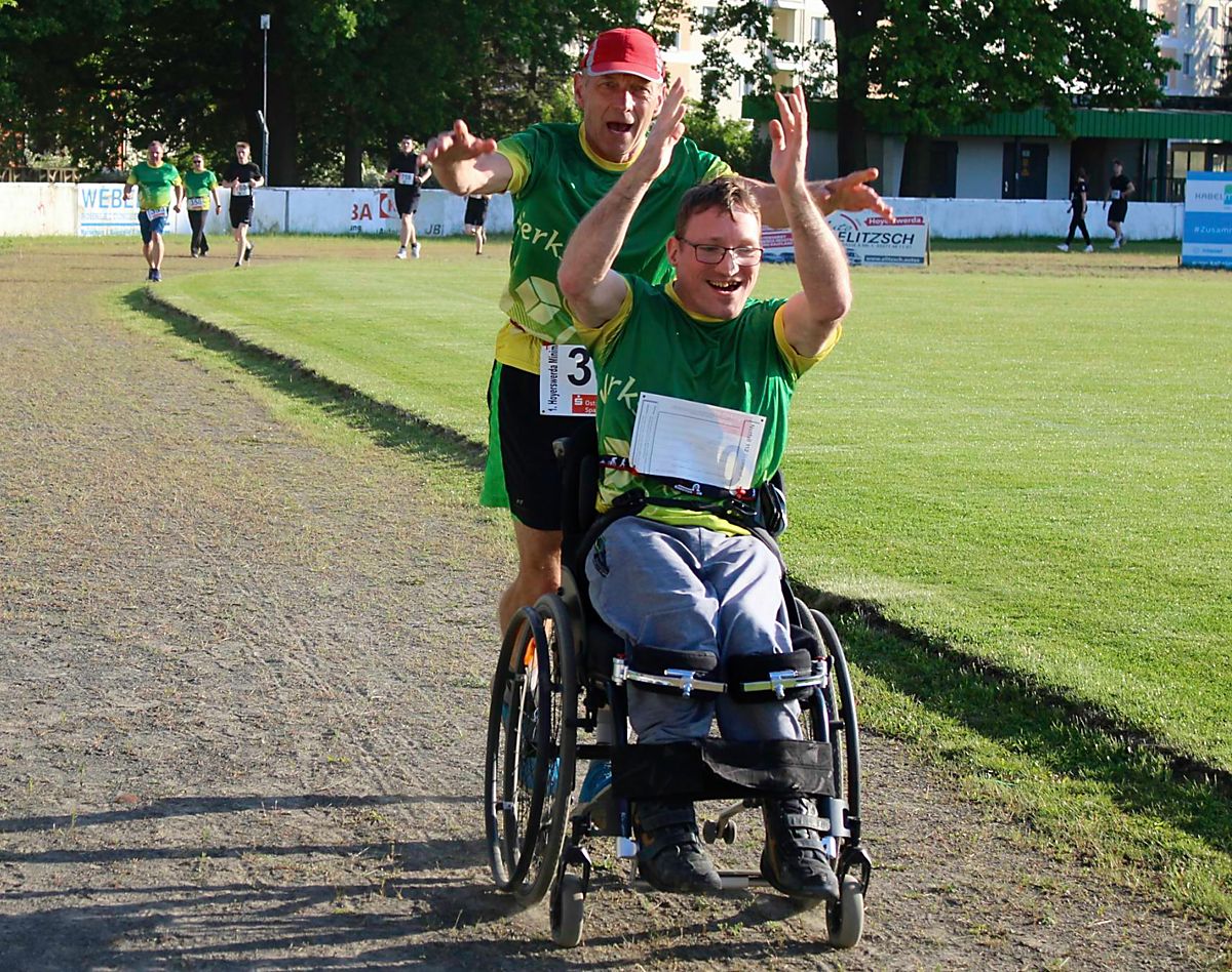 Handicap-Läufer zeigen starke Leistungen