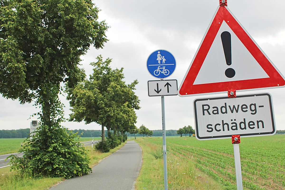 Radwegsperrung ab der nächsten Woche