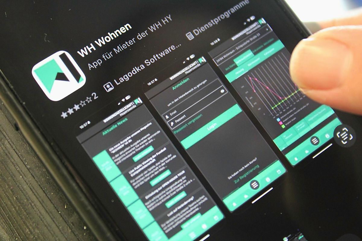 Die Wohnungsgesellschaft jetzt auch als App