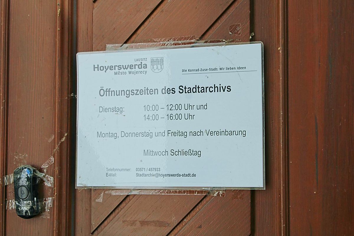 Das Stadtarchiv muss Pause machen