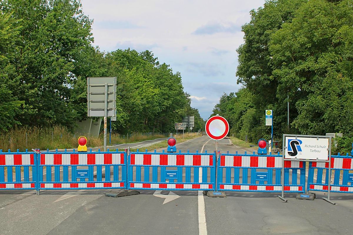 Gesperrt: Hier ist im Moment kein Durchkommen