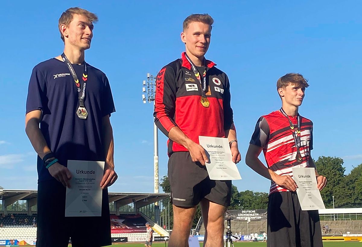 Gold geholt - Freude über Deutschen U-23-Meistertitel